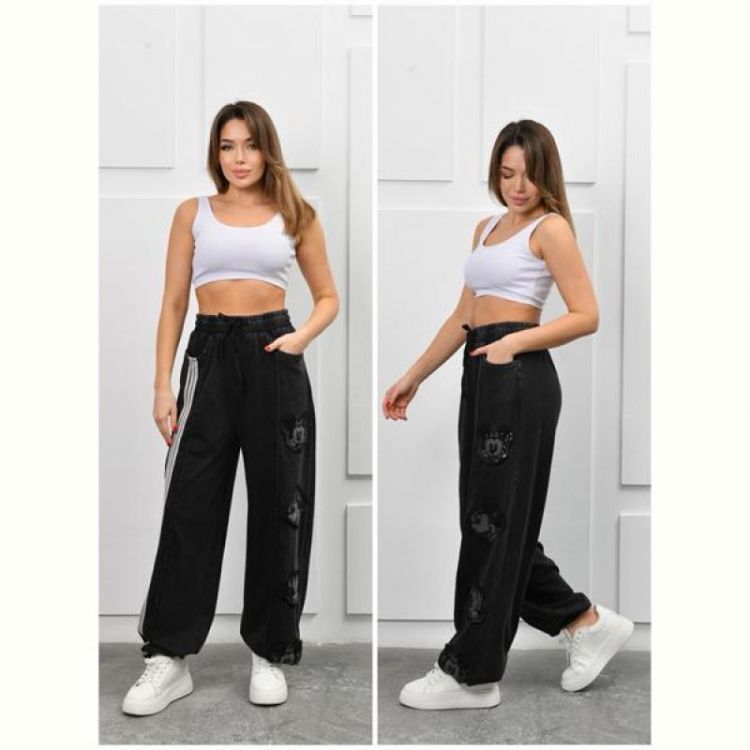 Купить Штаны спорт Saint Wish K2321 black на obuv-plus.com.ua