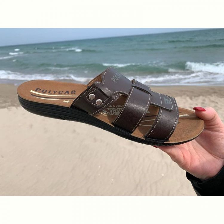 Купить Шлепанцы Demur MKD3 brown на obuv-plus.com.ua