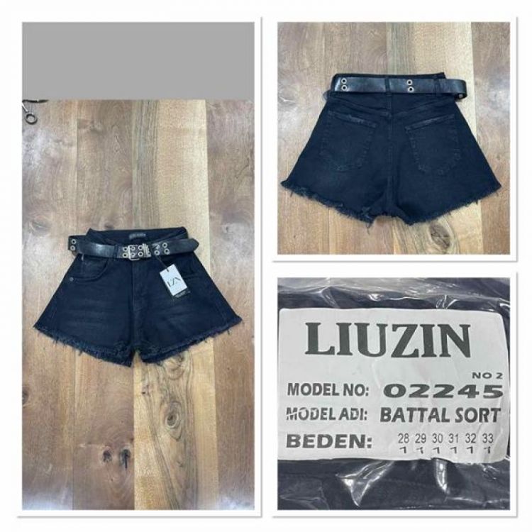 Купить Шорты Maxim Jeans 02245-2 black на obuv-plus.com.ua