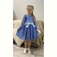 Купить Платье Kosmy K308 l.blue на obuv-plus.com.ua