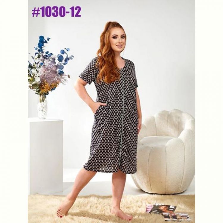 Купить Халат BAT 1030-12 black на obuv-plus.com.ua
