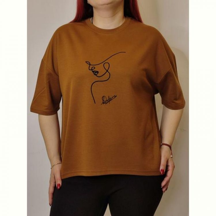 Купить Футболка Kosta A106 camel на obuv-plus.com.ua