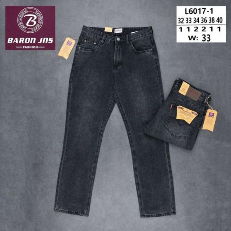 Купить Джинсы Baron Jeans L6017-1 black на obuv-plus.com.ua