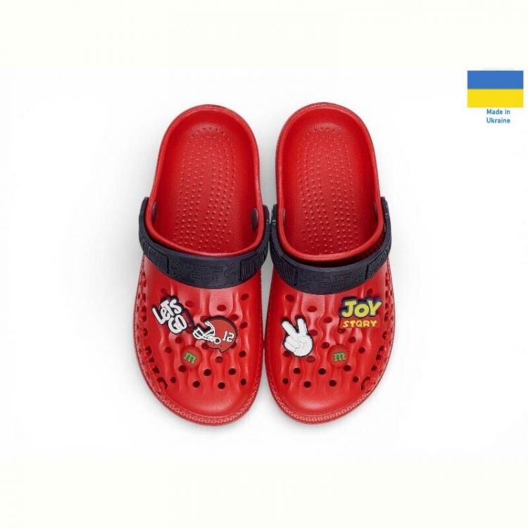 Купить Кроксы Gipanis 009 червоний-old-1 на obuv-plus.com.ua