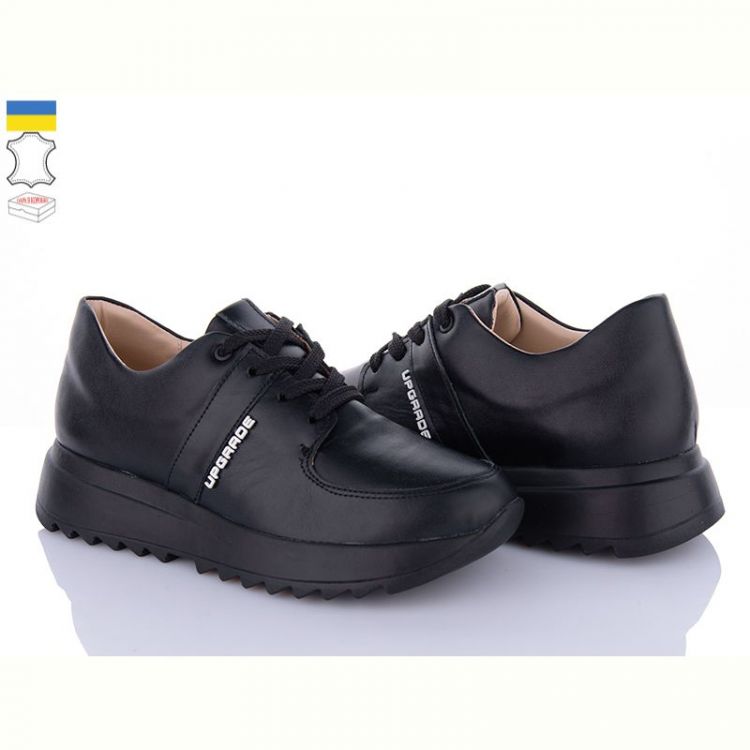 Купить Кроссовки A.N.I.One 5076-553 чорний шкіра на obuv-plus.com.ua
