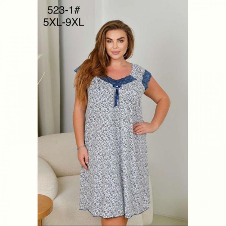 Купить Ночнушка Anion 523-1 white-blue на obuv-plus.com.ua
