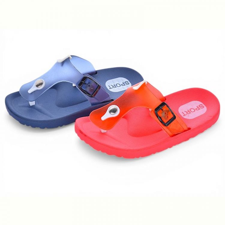 Купить Шлепанцы JIBUKANG 01-2467 pink-blue mix на obuv-plus.com.ua