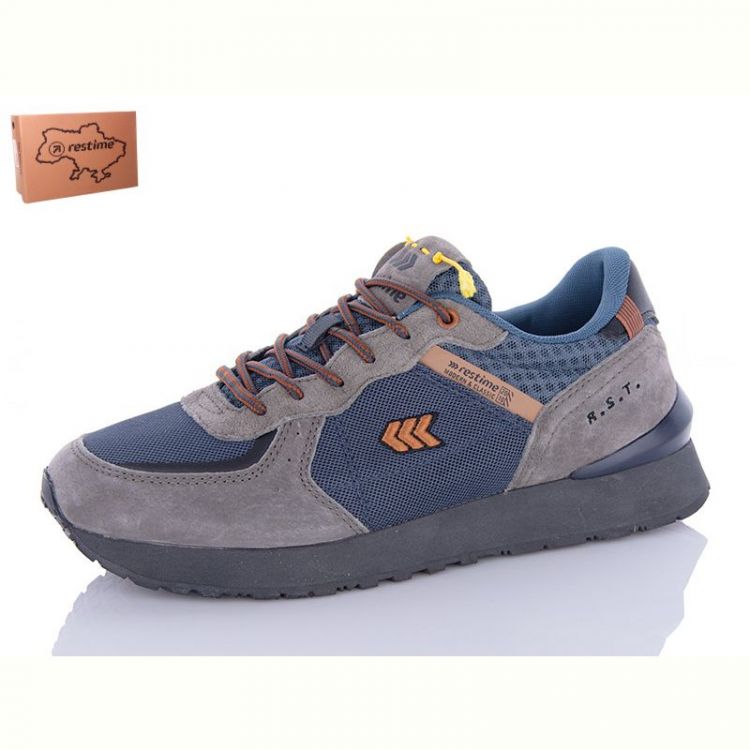 Купить Кроссовки Restime EMB24029 navy-grey на obuv-plus.com.ua