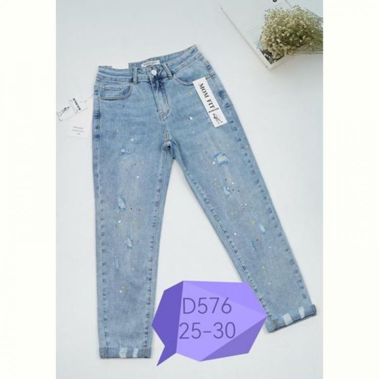 Купить Джинсы NewJeans D576 l.blue на obuv-plus.com.ua