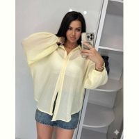 Купить Рубашка Lora LR1265 yellow на obuv-plus.com.ua