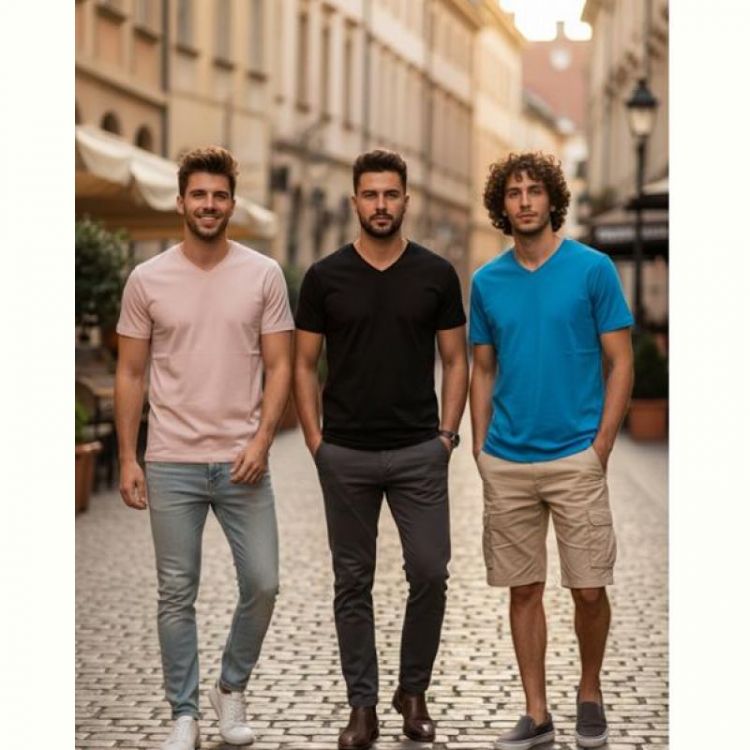 Купить Футболка Style M.Clothes SM59 l.blue на obuv-plus.com.ua