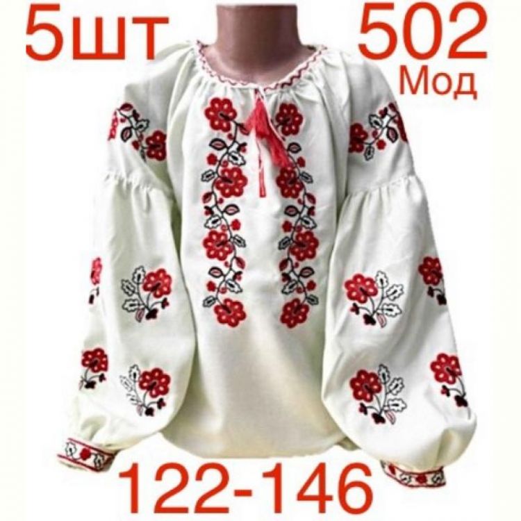 Купить Вышиванка Надийка ND891-502 white на obuv-plus.com.ua