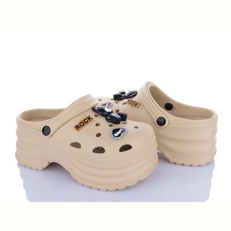 Купить Кроксы Lion-Lu 8898 beige на obuv-plus.com.ua