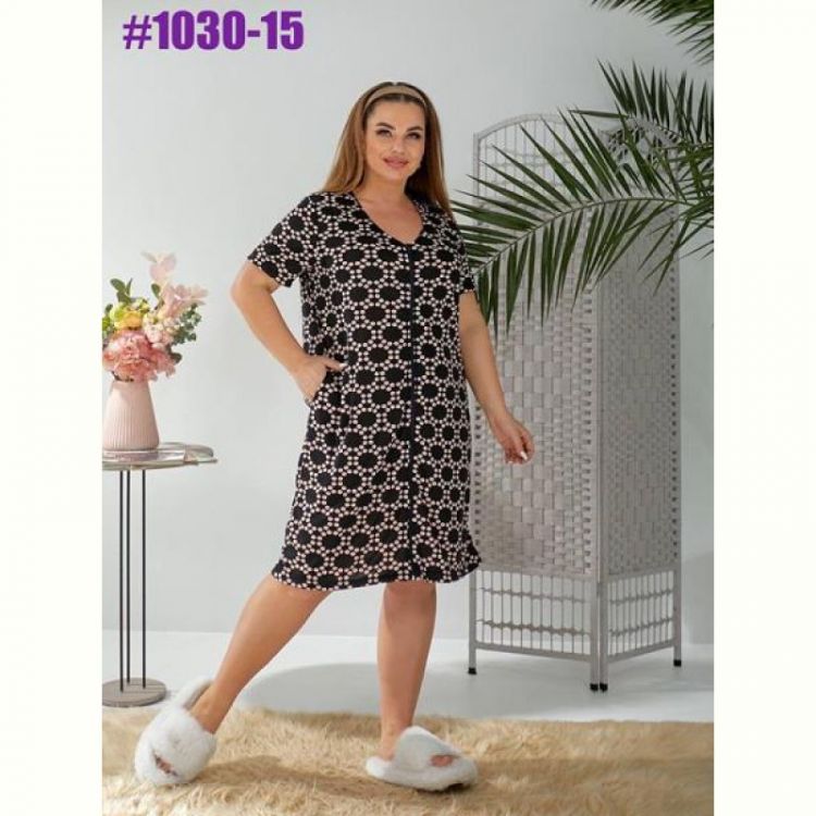 Купить Халат BAT 1030-15 black на obuv-plus.com.ua