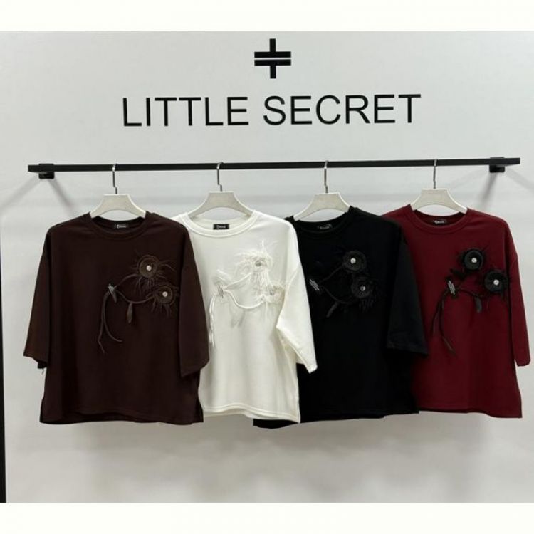 Купить Футболка Little Secret 606-226 black на obuv-plus.com.ua