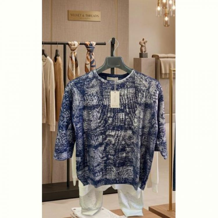 Купить Свитер Julia JL1046 blue на obuv-plus.com.ua