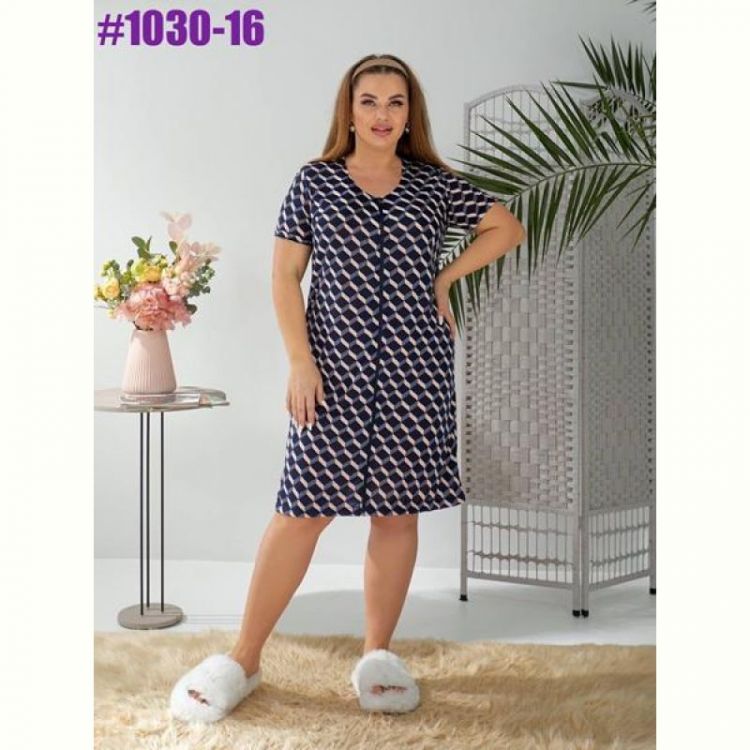 Купить Халат BAT 1030-16 navy на obuv-plus.com.ua