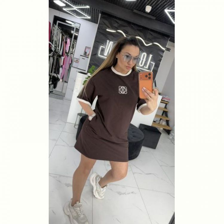 Купить Платье LOVEKAN 1696 chocolate на obuv-plus.com.ua