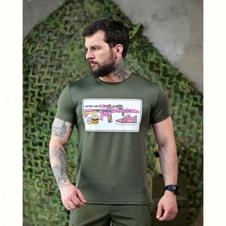 Купить Футболка Madoka 1057 khaki на obuv-plus.com.ua