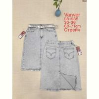 Купить Юбка Vanver D81985 l.grey на obuv-plus.com.ua