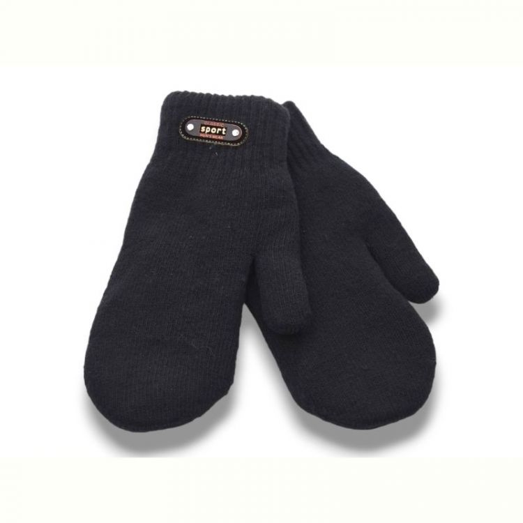 Купить Варежки КОРОЛЕВА 12-01М вареж.хутро black на obuv-plus.com.ua