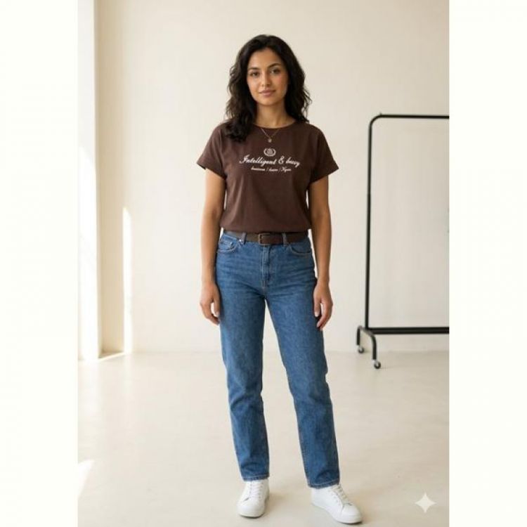 Купить Футболка Newe NW78 brown на obuv-plus.com.ua