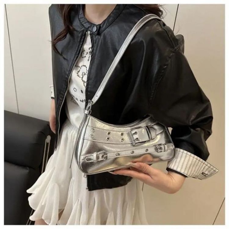 Купить Сумка Fashion Bag D9859-2 silver на obuv-plus.com.ua