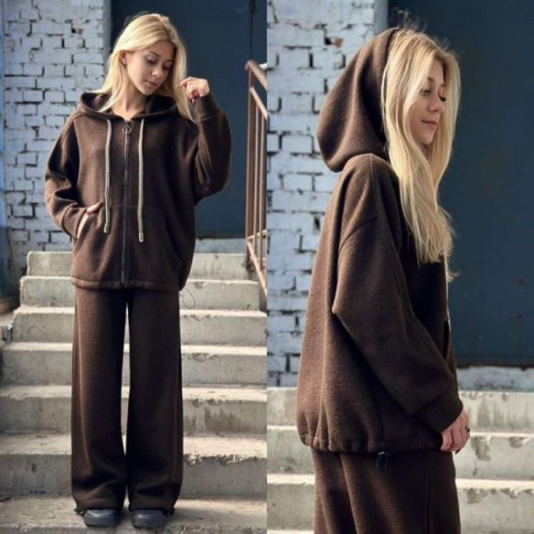 Купить Костюм спорт Karolina KR298 brown на obuv-plus.com.ua