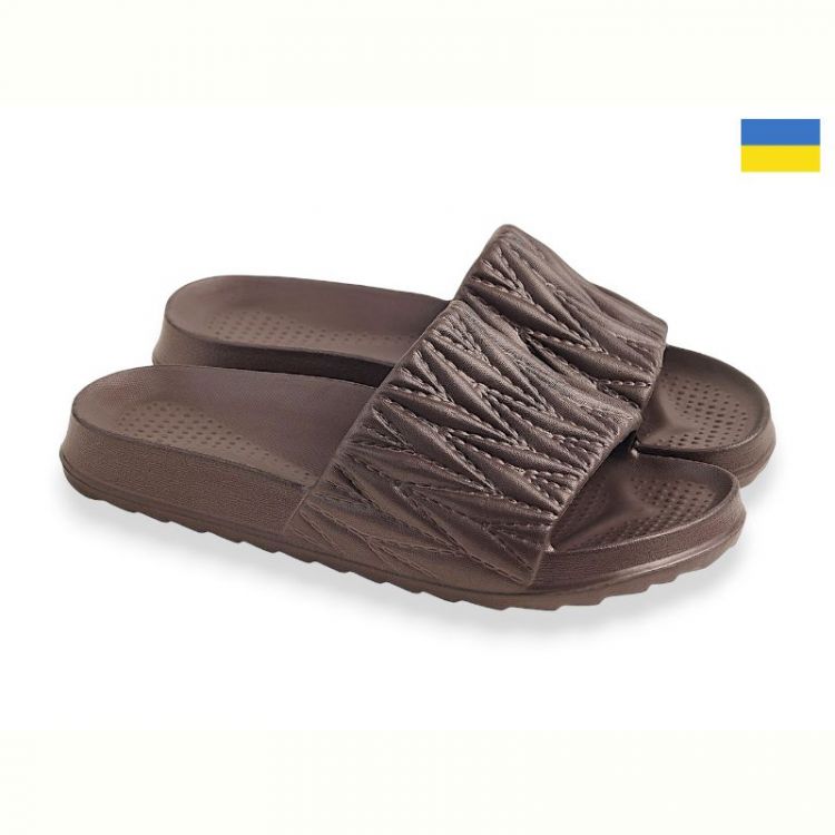 Купить Шлепанцы Gipanis ДС81 шоколад на obuv-plus.com.ua