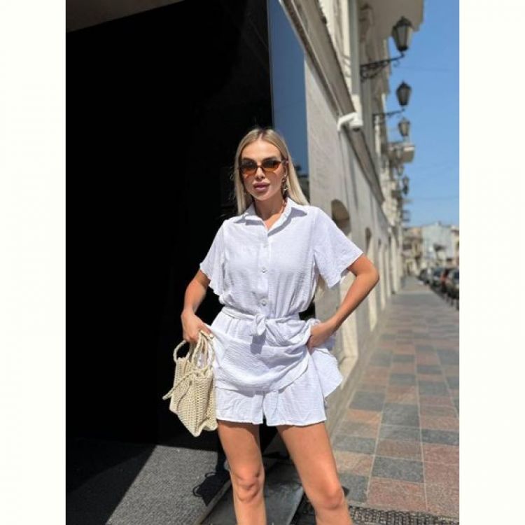 Купить Комбинезон Arina 2369 white на obuv-plus.com.ua