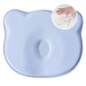 Купить Подушка ортопедическая детская BabyComfort PAPAELLA 27×22×3 см с эффектом памяти, в форме мишки голубая на obuv-plus.com.ua