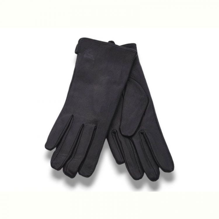 Купить Перчатки КОРОЛЕВА 0638 шк-олень вовна black на obuv-plus.com.ua