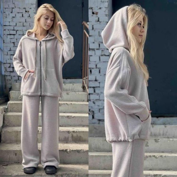 Купить Костюм спорт Karolina KR297 beige на obuv-plus.com.ua