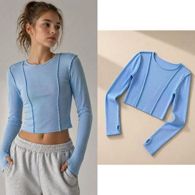 Купить Свитер Karolina KR511 l.blue на obuv-plus.com.ua
