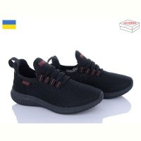 Купить Кроссовки Paolla 5020 чорний-червоний на obuv-plus.com.ua