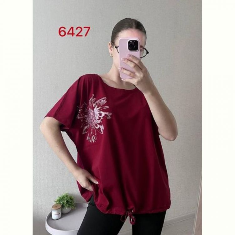 Купить Футболка FSN 6427 wine на obuv-plus.com.ua