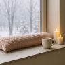 Купить Подушка валик 15х90 см декоративная IDEIA утеплитель для окон и дверей антиалергенная беж на obuv-plus.com.ua