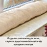 Купить Подушка валик 15х90 см декоративная IDEIA утеплитель для окон и дверей антиалергенная беж на obuv-plus.com.ua
