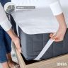 Купить Наматрасник защитный Аква Стоп 160х200 см IDEIA с резинками по углам, натуральный, непромокаемый на obuv-plus.com.ua