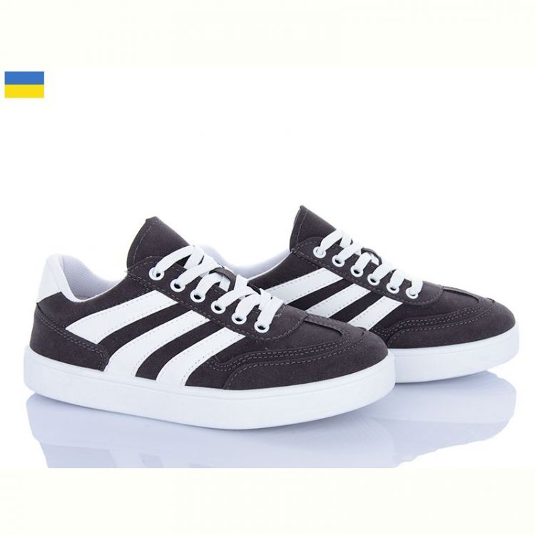 Купить Кеды Lvovbaza B&R 602 сірий на obuv-plus.com.ua