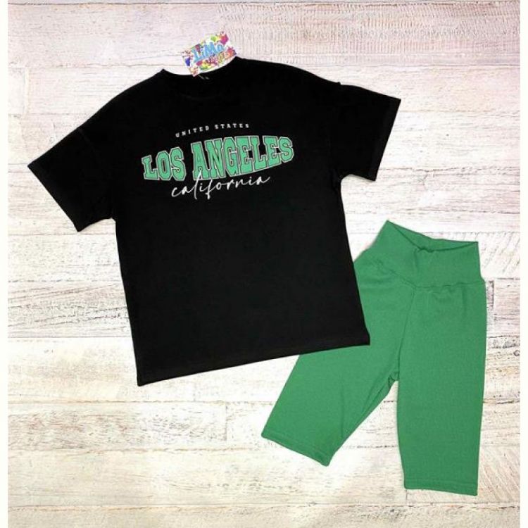 Купить Костюм LiMa kids 2314 black-green на obuv-plus.com.ua