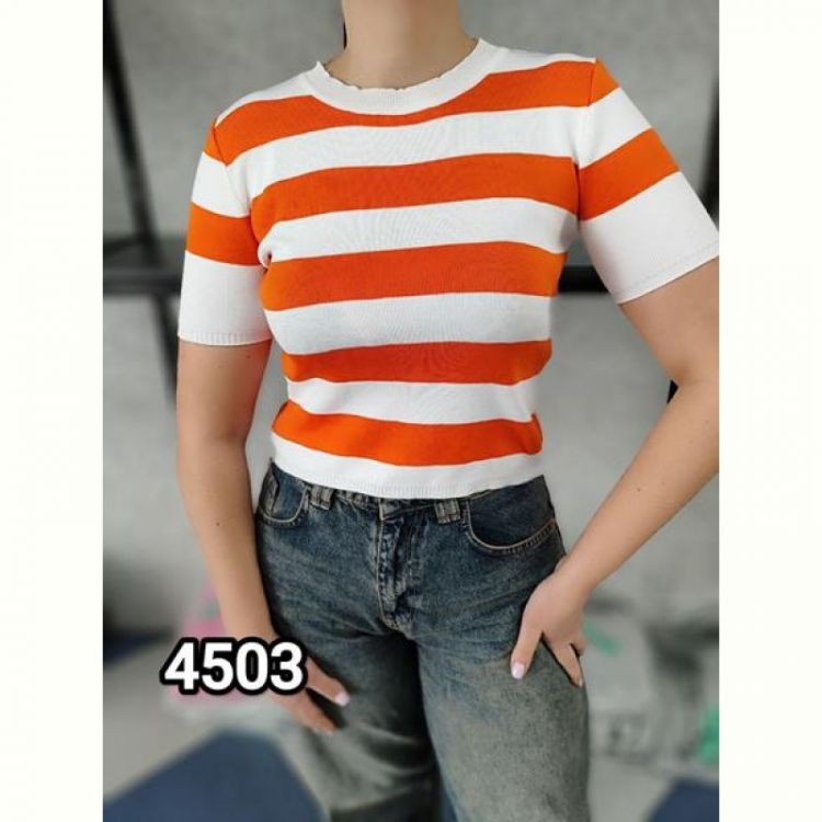 Купить Топ MMC clothes 4503 white-orange на obuv-plus.com.ua