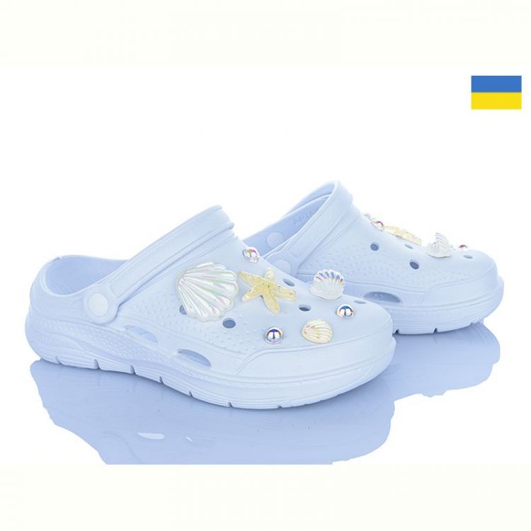 Купить Кроксы Golden Lion 412 білий на obuv-plus.com.ua