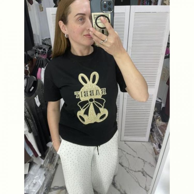 Купить Футболка Karon 8219 black на obuv-plus.com.ua