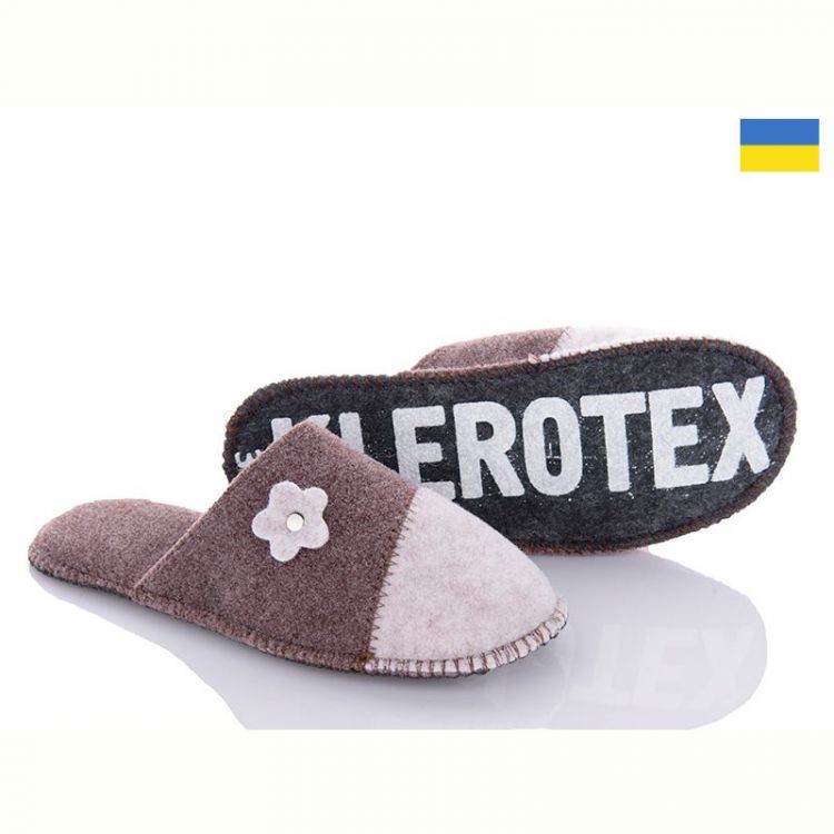 Купить Тапочки Klerotex N743 коричневий на obuv-plus.com.ua