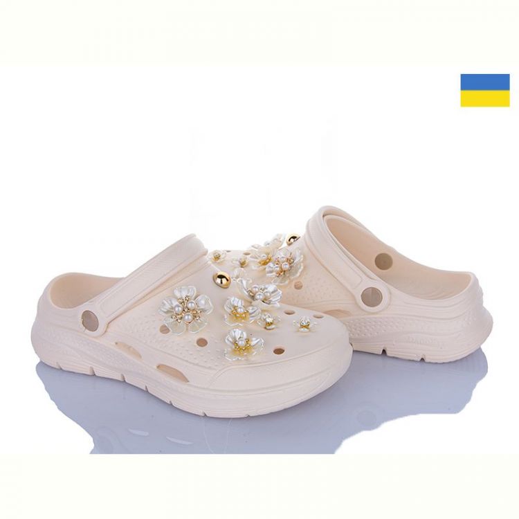 Купить Кроксы Dago 413 кремовий на obuv-plus.com.ua