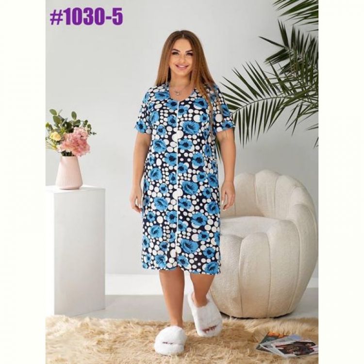 Купить Халат BAT 1030-5 l.blue на obuv-plus.com.ua