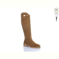 Купить Сапоги Sali 2227-3 коричневий беж-п.демі на obuv-plus.com.ua