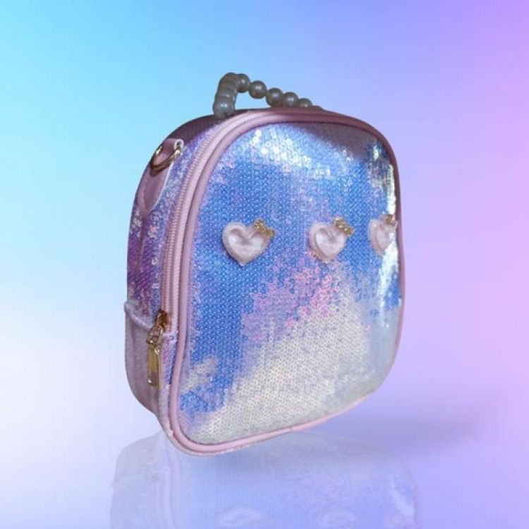 Купить Рюкзак Luna-bag 25-570 pink-silver на obuv-plus.com.ua
