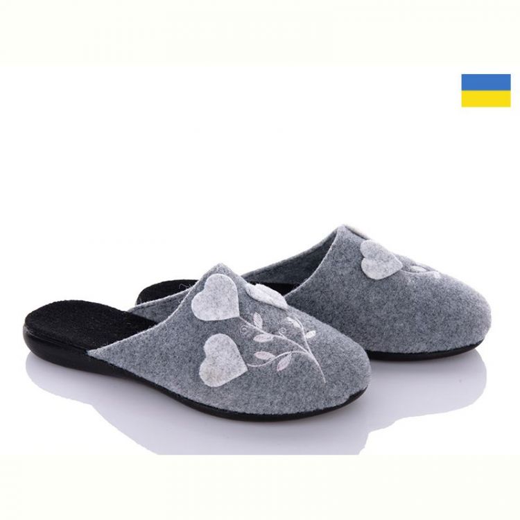 Купить Тапочки Klerotex N102 сірий на obuv-plus.com.ua